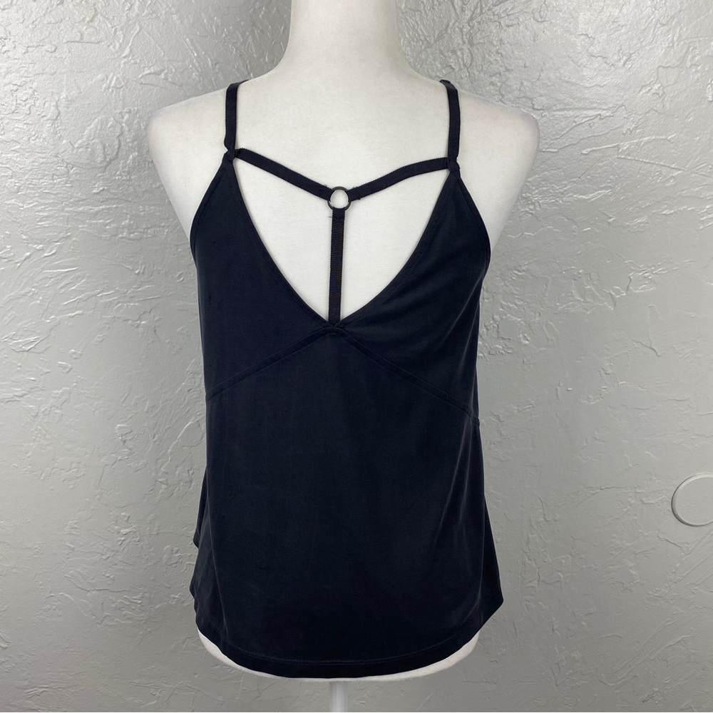 Free People slate gray Babetown Wrap tank XS - Picture 5 of 11